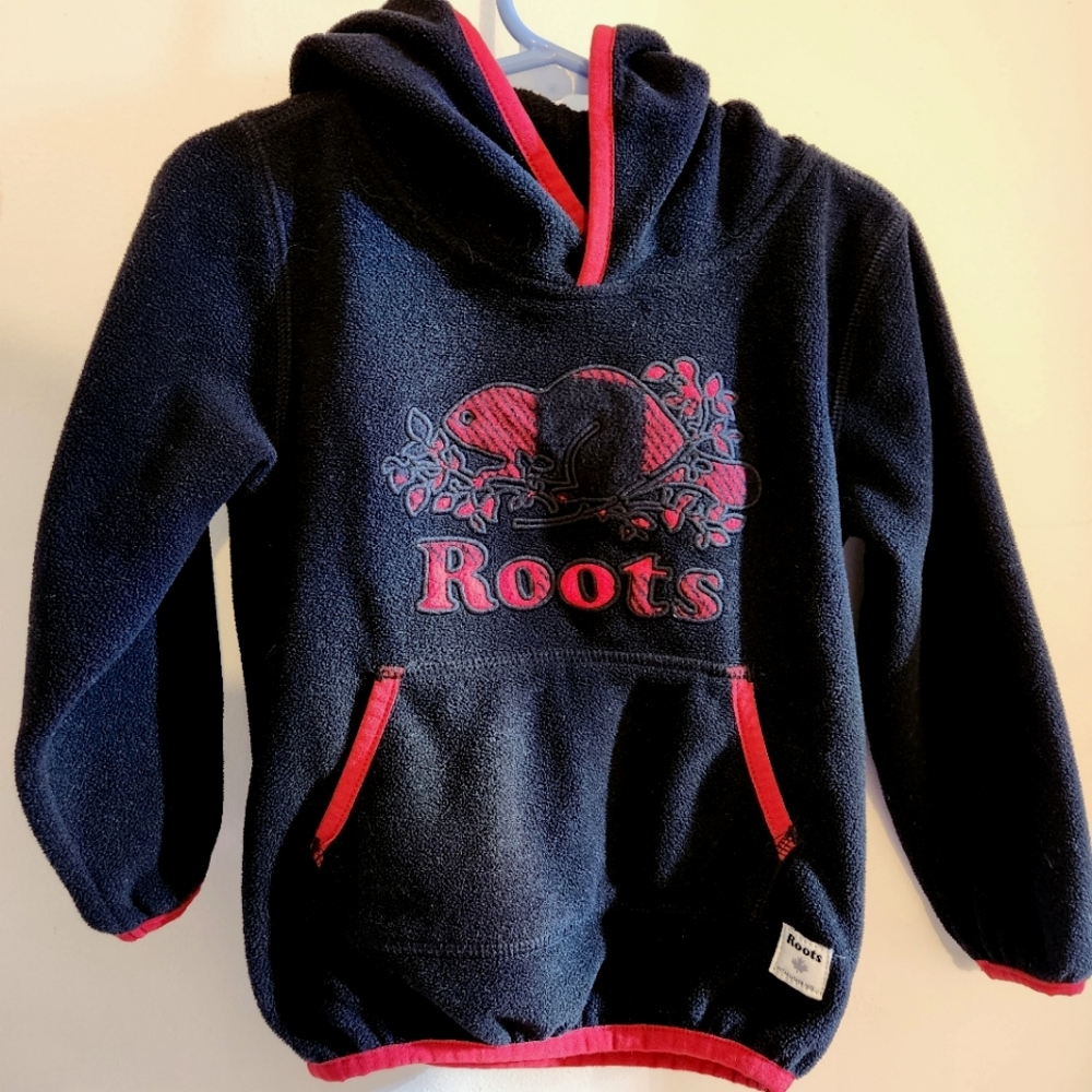 Roots fleece Hooded sweatshirt